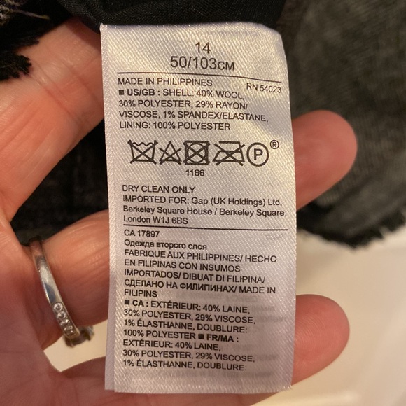 NWT Banana Republic Tweed sleeveless Dress - Picture 5 of 7